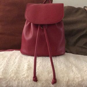 Mini backpack in red